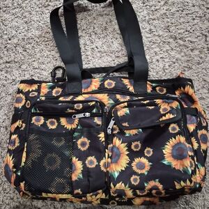 Sunflower Print Tote Bag